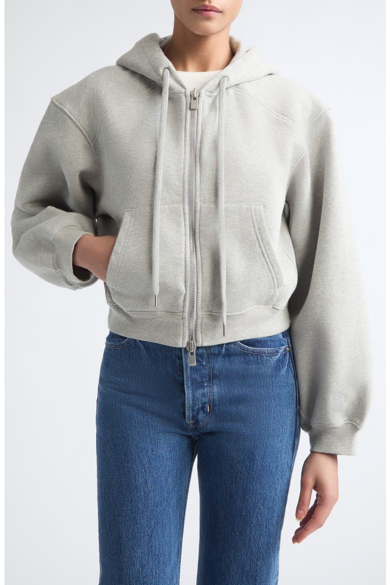 Augustine Full Zip Hoodie, Main, color, HEATHER GREY