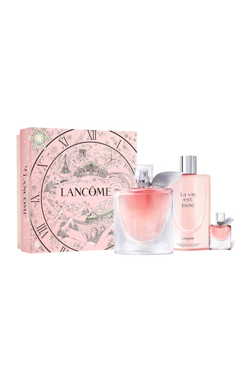 Lancôme La Vie Est Belle Inspirations Eau De Parfum Refillable Spray Set $238 Value In Transparent