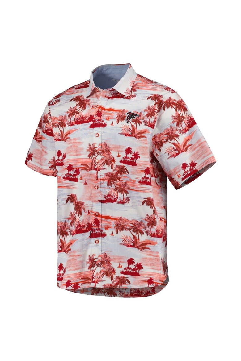 Men's Tommy Bahama Red Atlanta Falcons Sport Tropical Horizons Button-Up Shirt, Alternate, color, Red