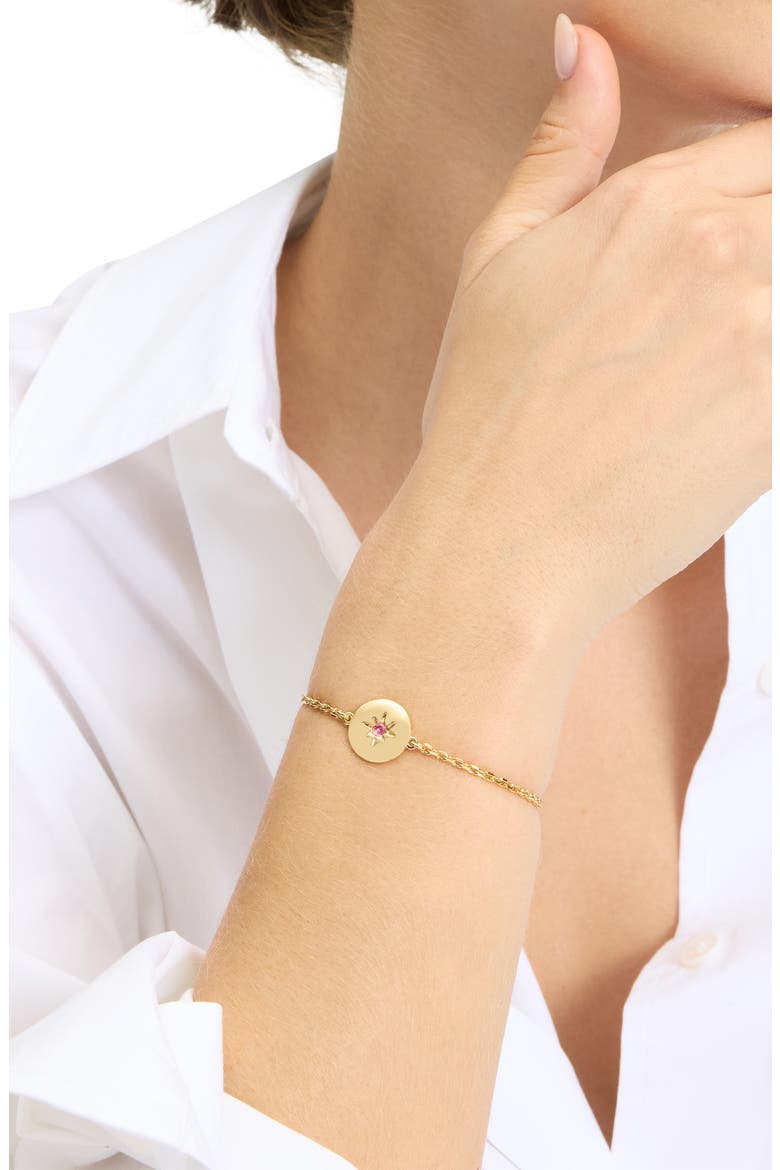 peace bracelet, Alternate, color, PINK/ GOLD