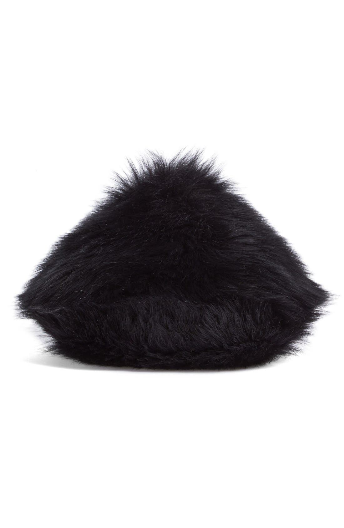 Simone Rocha Genuine Shearling Puff Clutch, Alternate, color, 