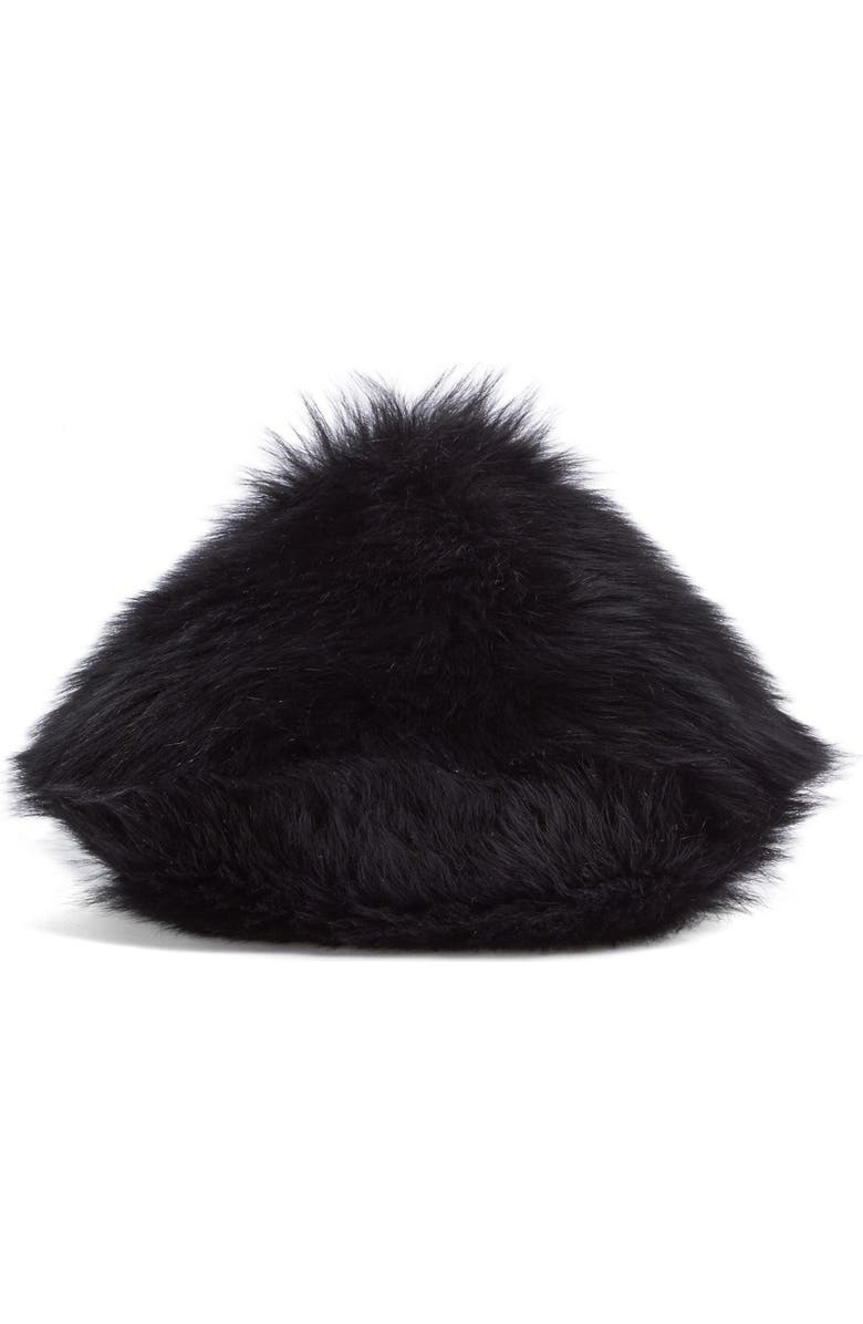 Simone Rocha Genuine Shearling Puff Clutch, Alternate, color,