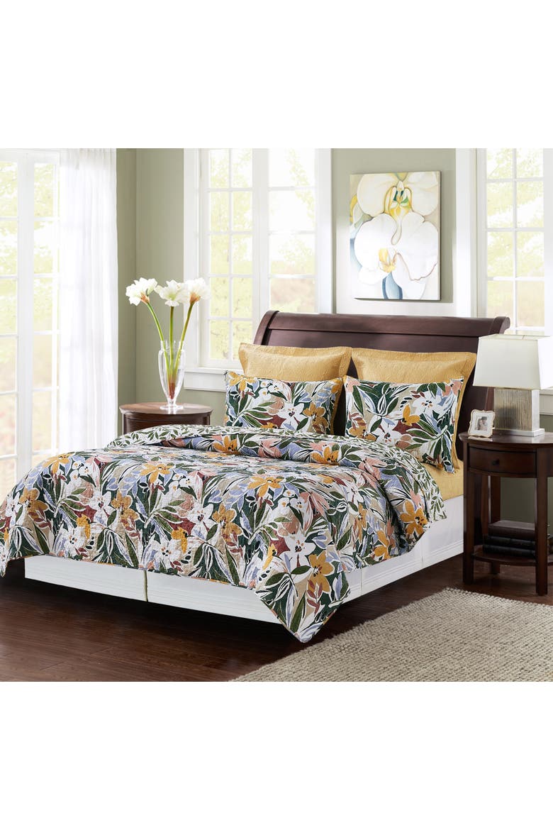 Joelle Bedding Quilt Set, Alternate, color, Yellow