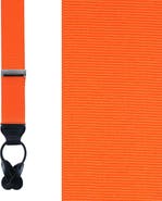 Trafalgar Phoenix 38mm Grosgrain Non Stretch Ribbon Button End Suspenders