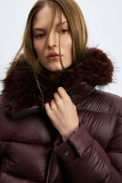 Lufian Daisy Women's Shiny Goose Down Puffer Jacket