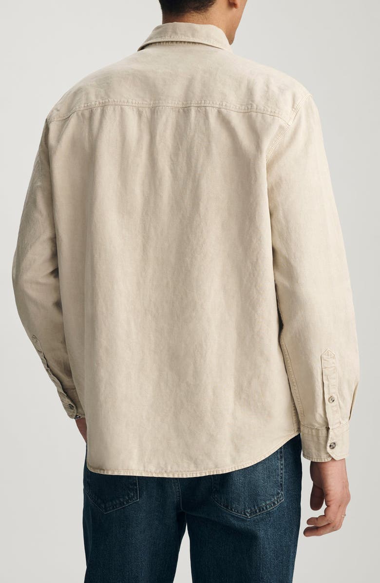 Mavi Jeans Cotton Blend Button-Up Shirt, Alternate, color,