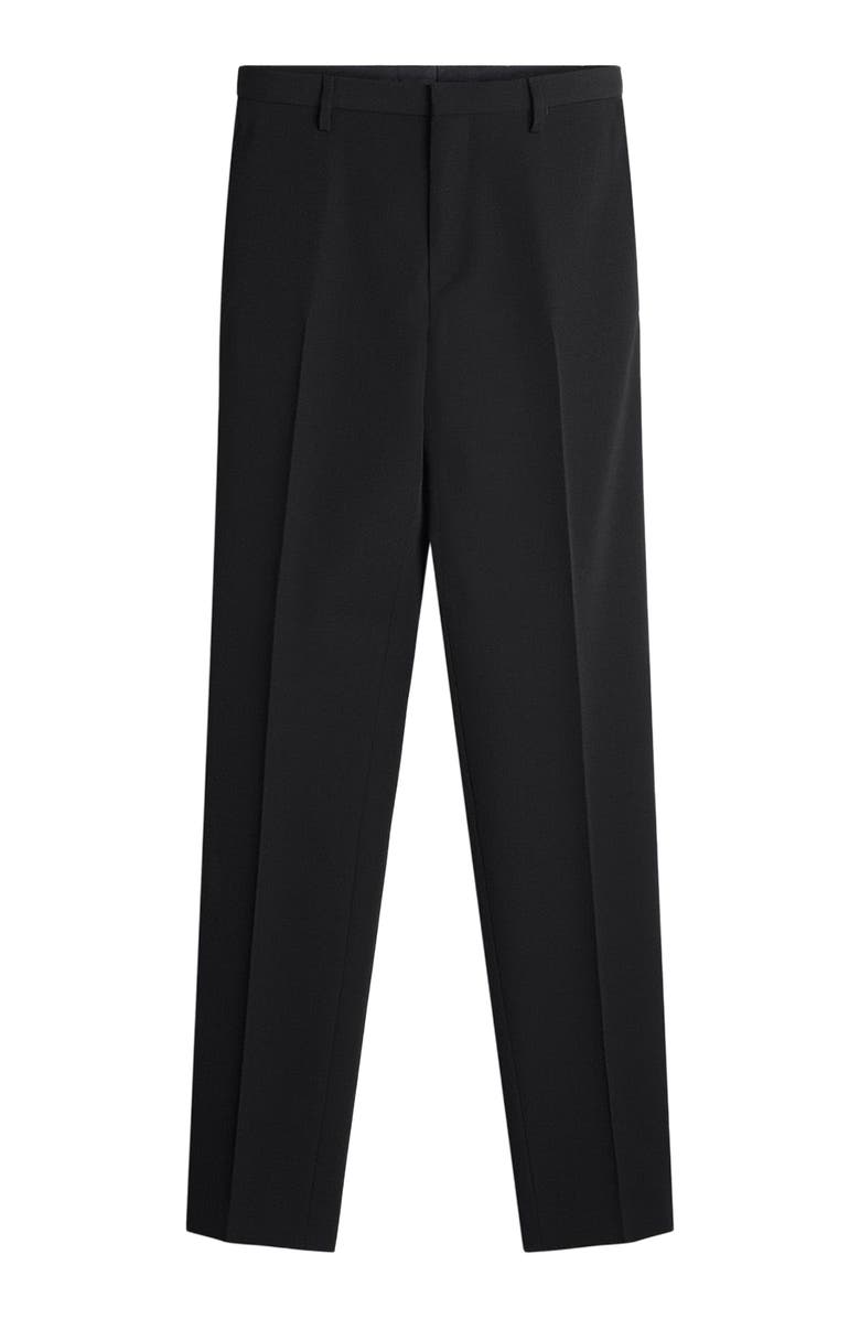Lanvin CIGARETTE TROUSERS WITH SATIN SIDE BANDS, Alternate, color,