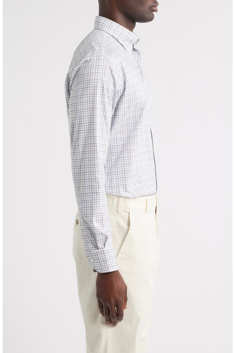 Harrison Stretch Button-Down Shirt, Alternate, color, COTTAGE BLUE