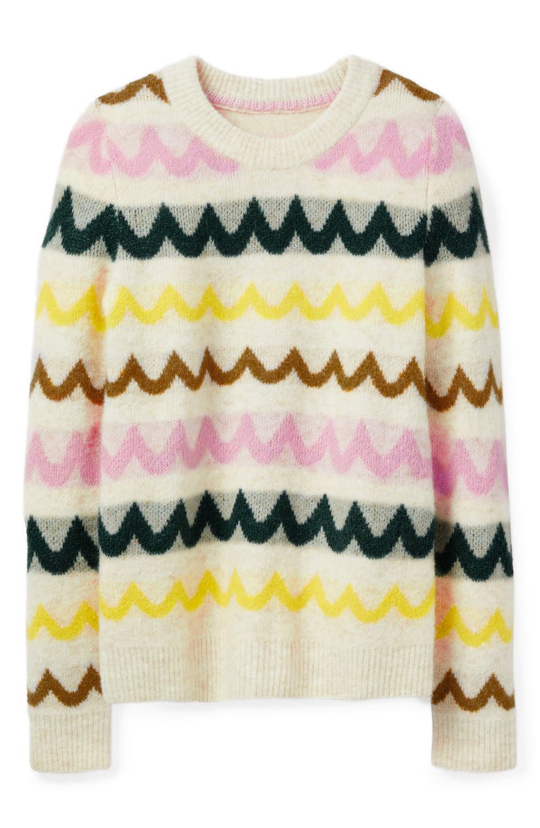 Boden Effingham Wavy Stripe Sweater, Alternate, color, 