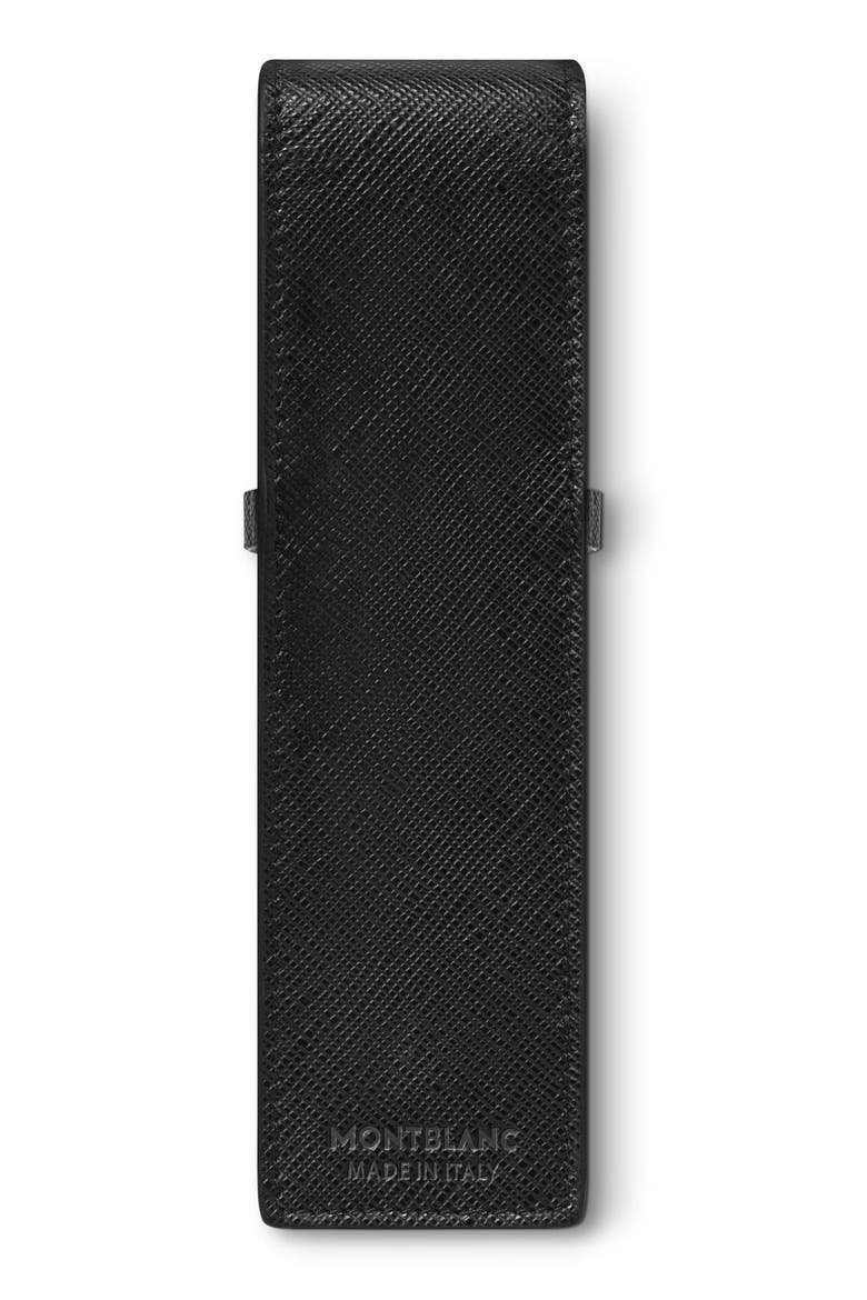 Sartorial 2-Pen Pouch, Alternate, color, BLACK
