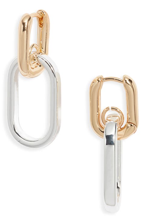 Double Link Drop Earrings