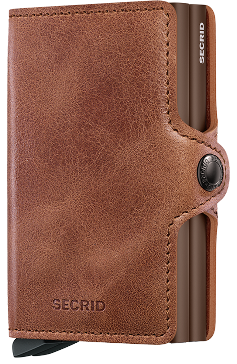 Secrid Twinwallet Vintage, Main, color, Cognac