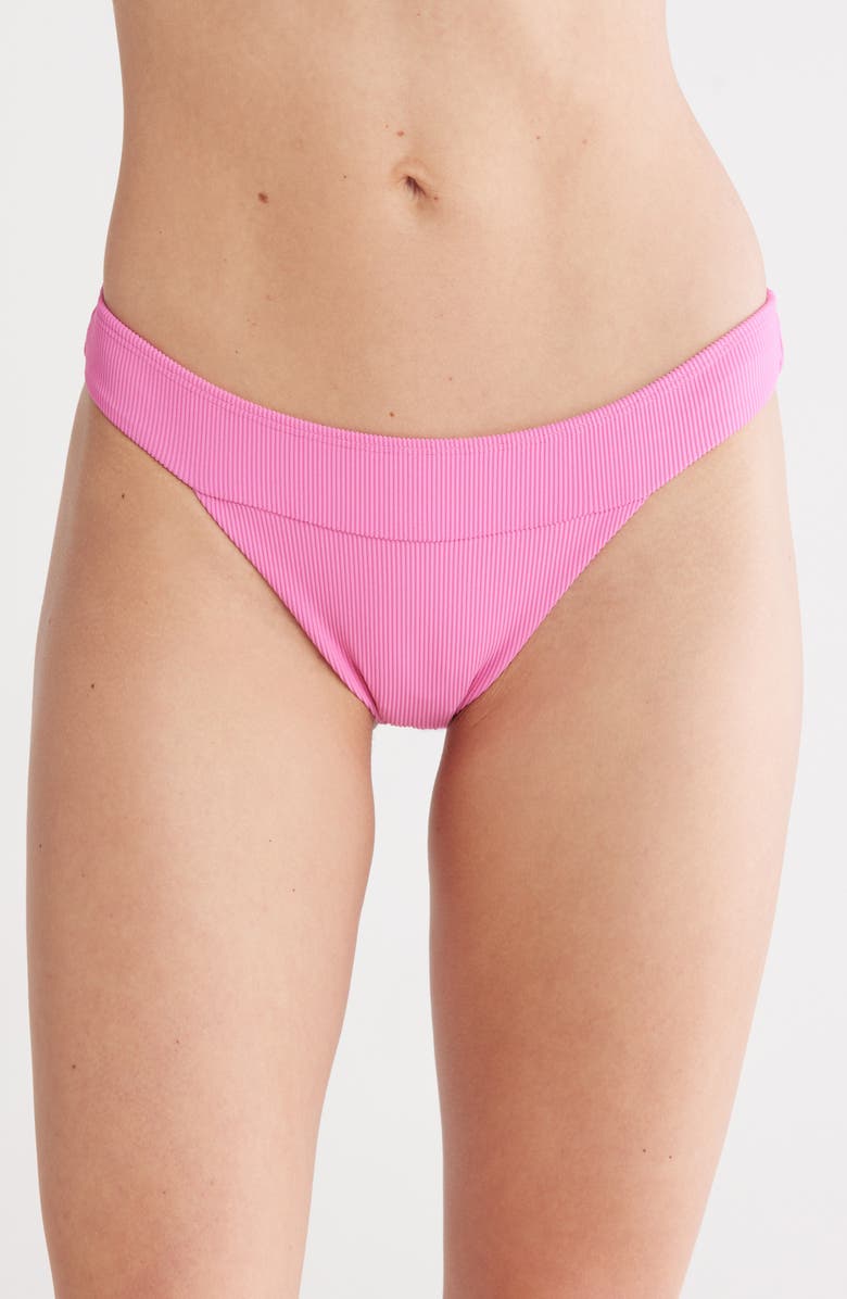 VYB Banded Cheeky Bikini Bottoms, Main, color, 