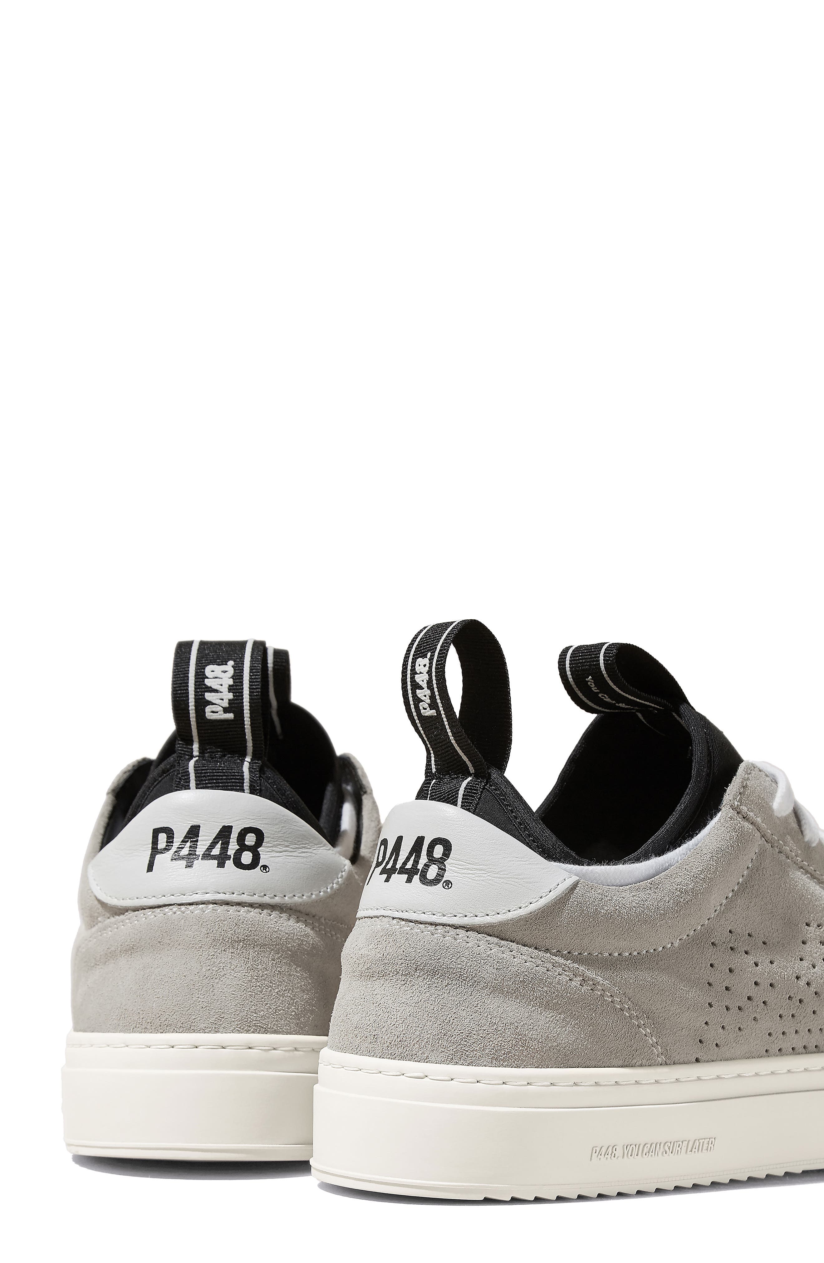 P448 Soho Socks Sneaker, Alternate, color, Papyrus/ White