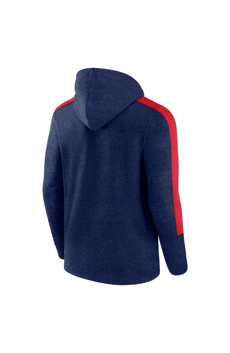 FANATICS Men's Fanatics Heather Navy Boston Red Sox Gains Fleece Full-Zip Hoodie, Alternate, color, 