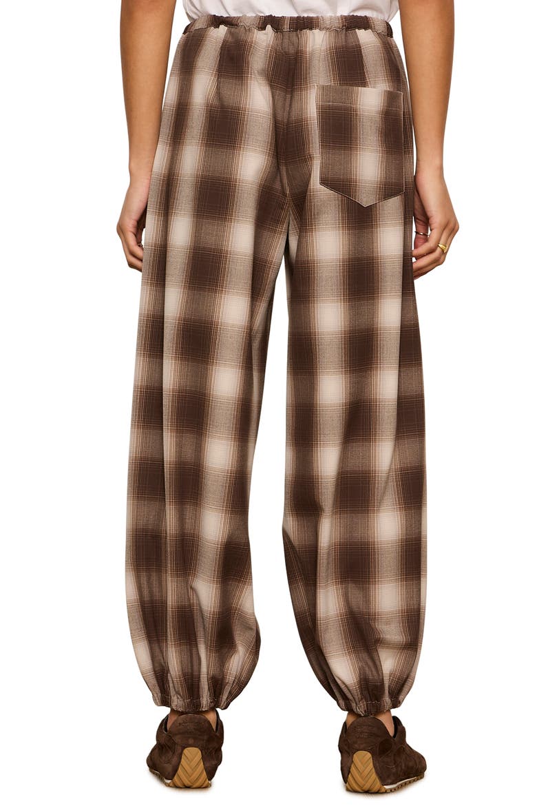 Float On Balloon Pants, Alternate, color, COCOA POWDER BROWN PLAID