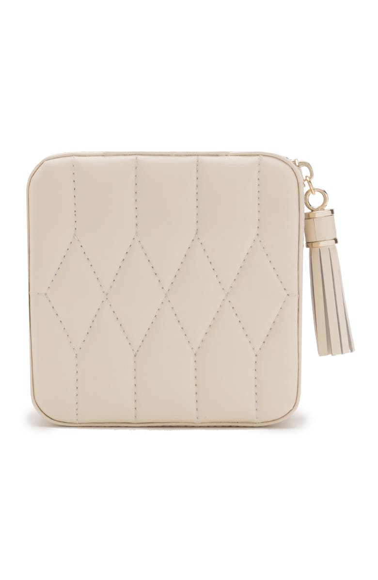 WOLF Caroline Zip Travel Case, Main, color, Ivory