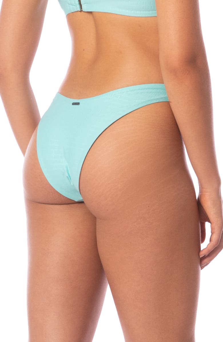 Maaji Splendour Reversible Bikini Bottoms, Alternate, color, Aquamarine