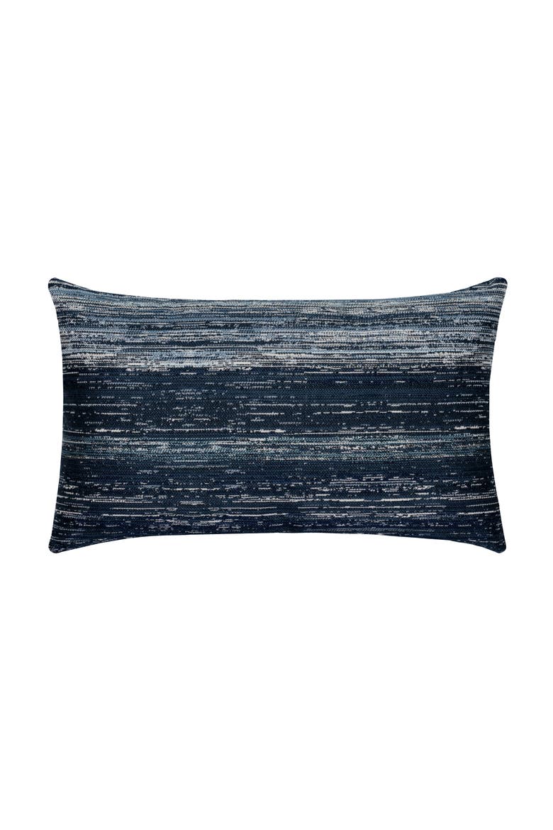 Textured Indoor & Outdoor Woven Accent Pillow, Main, color, Indigo