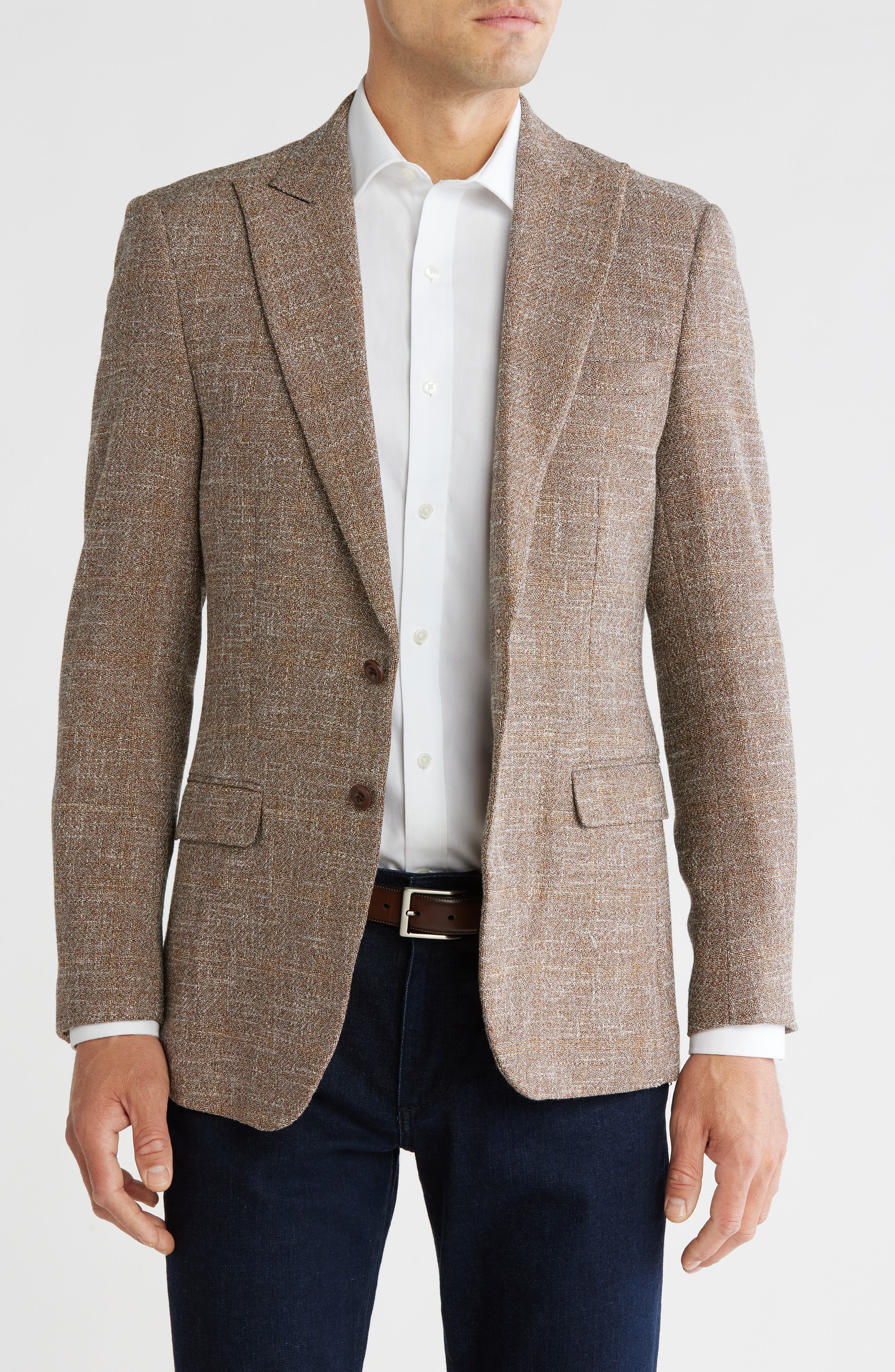 T.R. PREMIUM Solid Slim Fit Blazer