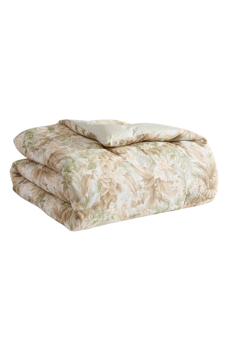 Tommy Bahama Palm Paradise Cotton Slub Comforter & Sham Set, Alternate, color, Light / Medium Green