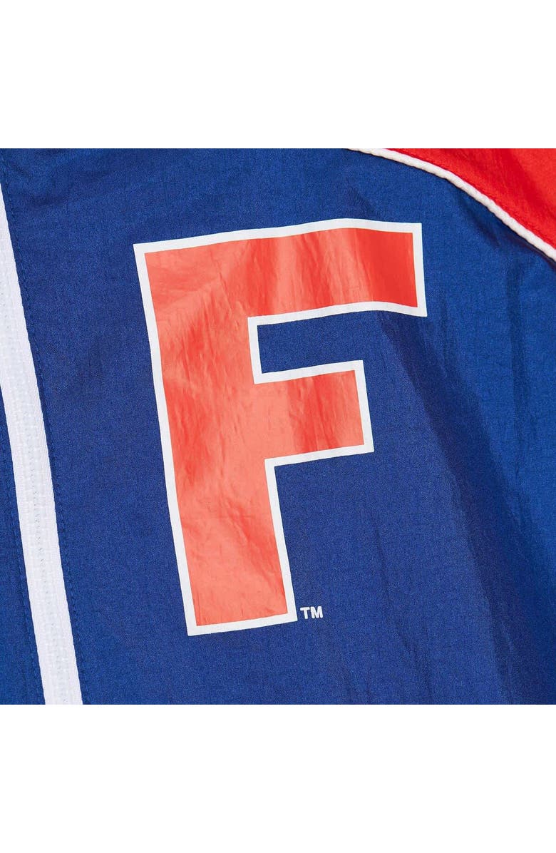 Mitchell & Ness Men's Mitchell & Ness White Florida Gators Big Shot Premium Full-Zip Windbreaker, Alternate, color, White