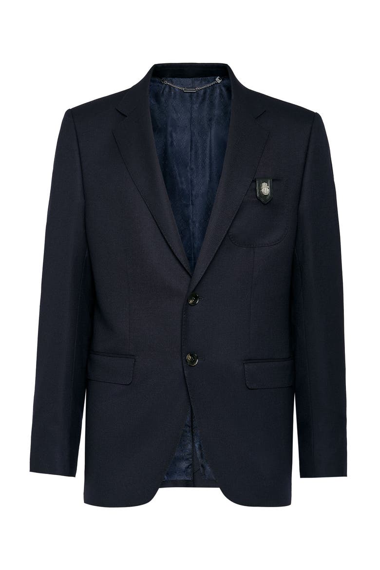 Blazer Shawl Lapel Men, Main, color, darkblue