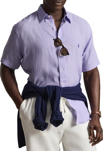 値下げPOLO RALPH LAUREN/LINEN SPORT SHIRTS Polo Ralph Lauren Big & Tall Linen Sport Shirt | Nordstrom