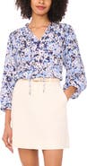 Vince Camuto Floral Peasant Blouse