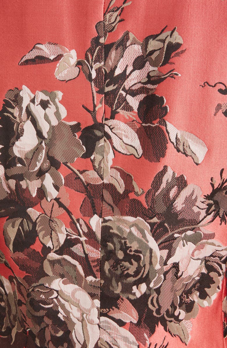 Dries Van Noten Belma Floral Silk Blend Blazer, Alternate, color, 