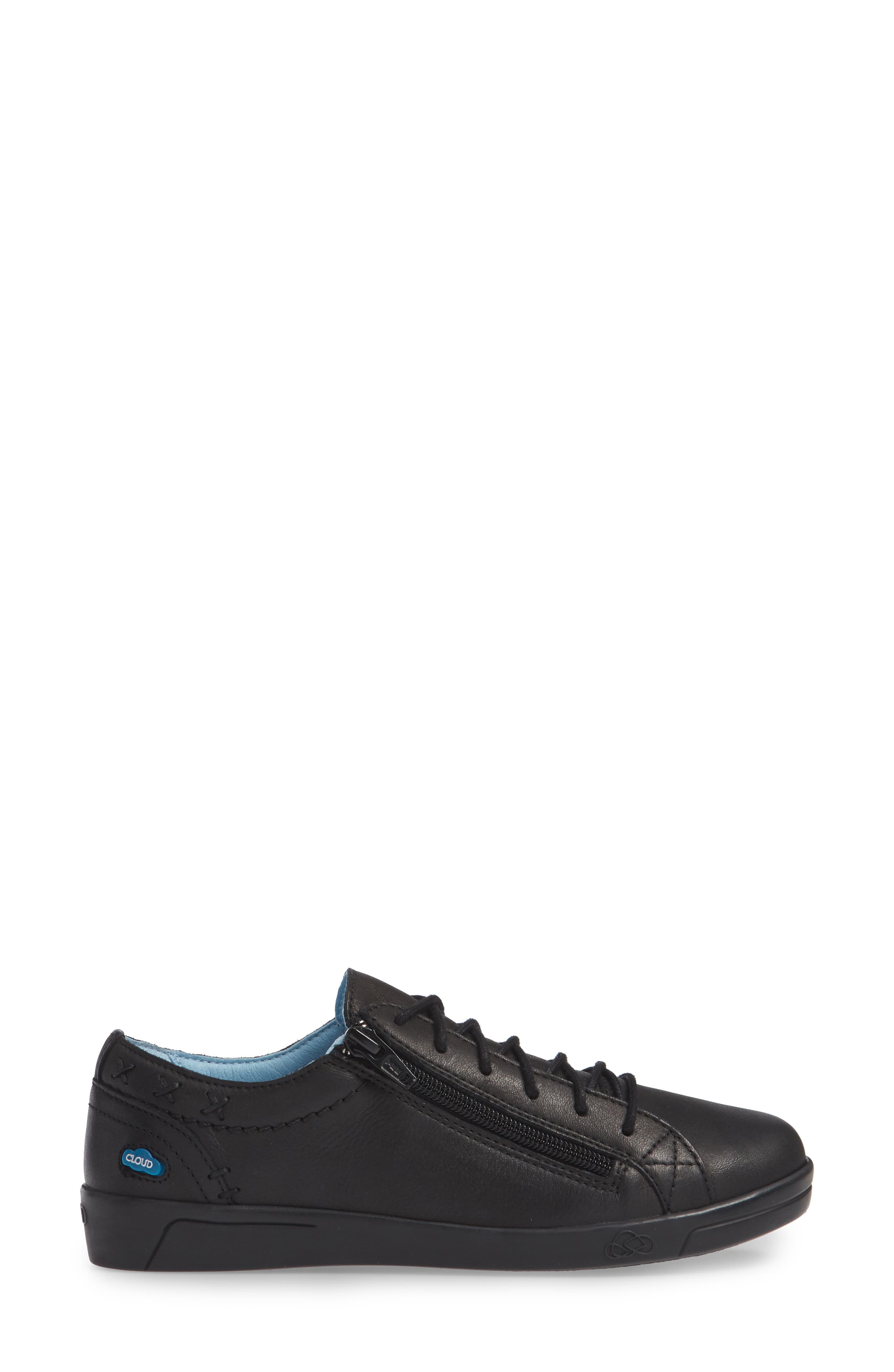 CLOUD 'Aika' Leather Sneaker, Alternate, color, 