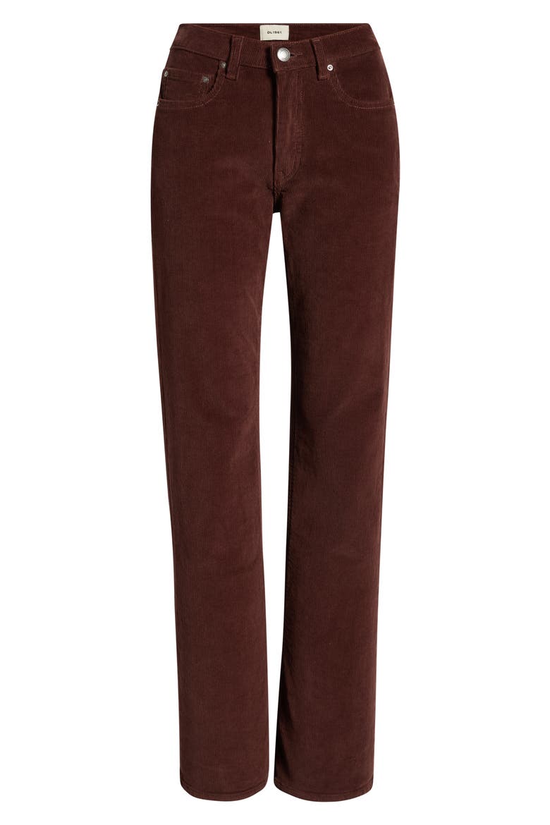 Bella Mid Rise Slim Bootcut Corduroy Jeans, Alternate, color, SYRAH CORD