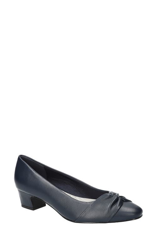 EASY STREET Nell Pump - Multiple Widths Available in Navy 