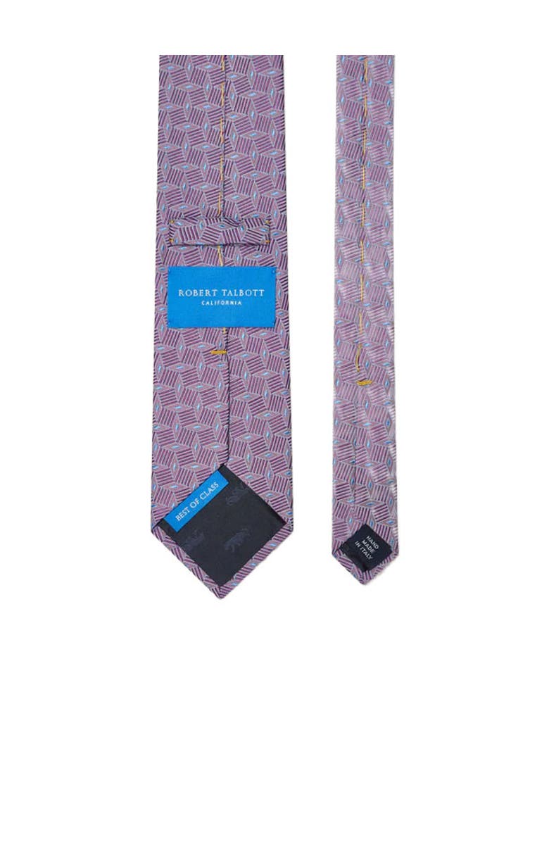 Robert Talbott Robert Diamond Cube Necktie, Alternate, color, Lavender