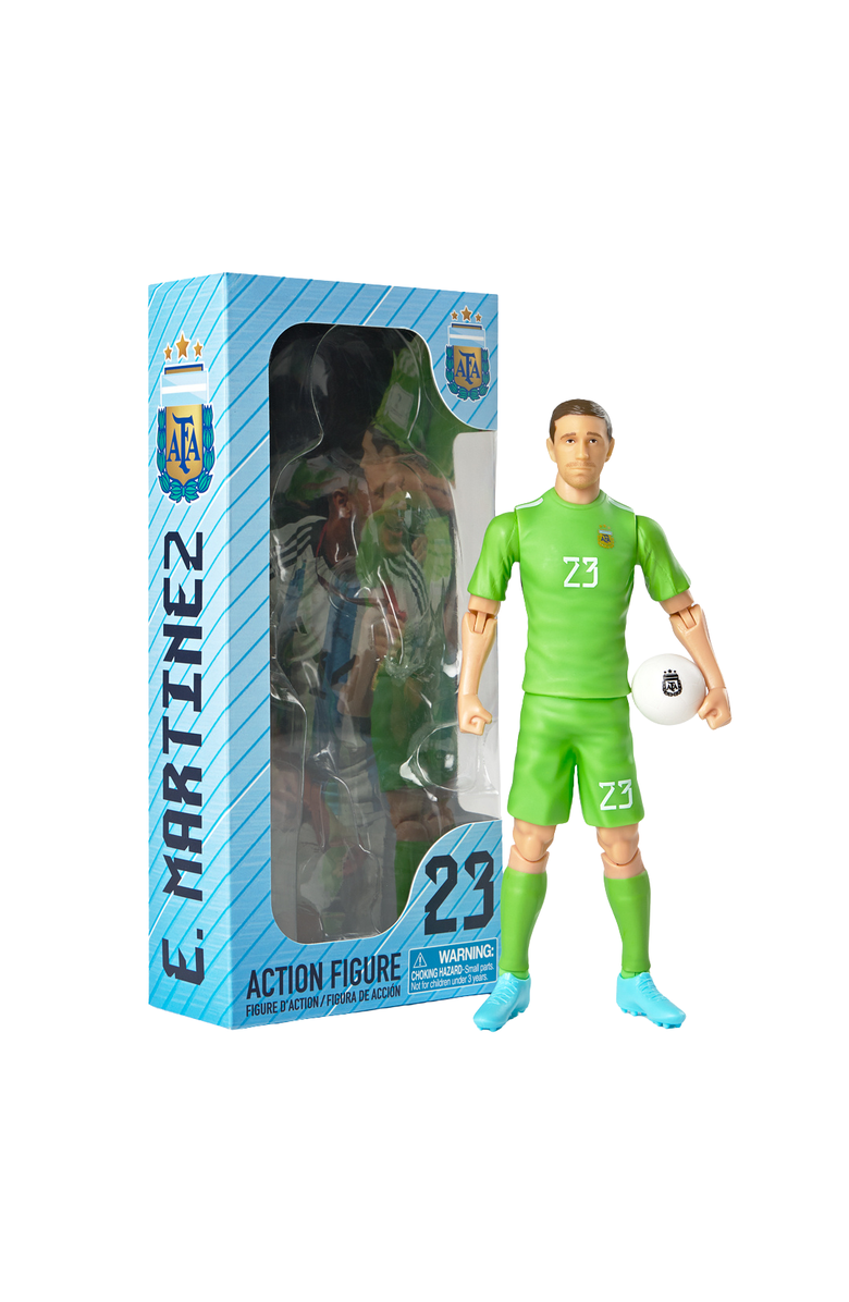 Banbo Toys SOCKERS Argentina AFA Emiliano Martinez 8" Collectible Soccer Action Figure, Main, color, Blue