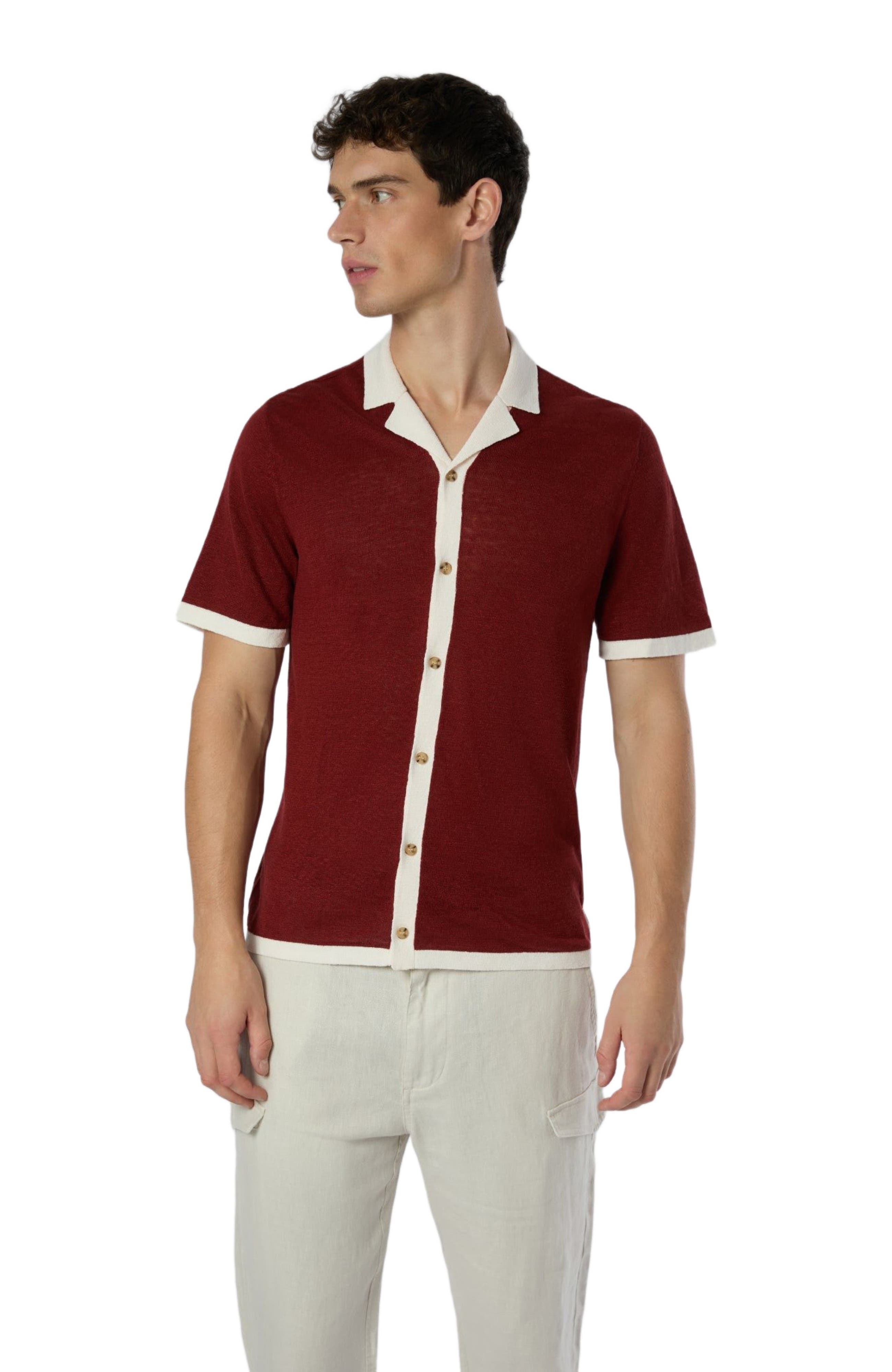 Linen Knit Camp Shirt