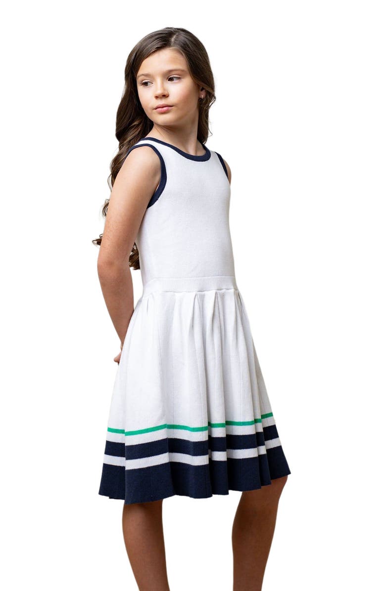 Hope & Henry Girls' Organic Tennis Sweater Dress, Kids, Main, color, 