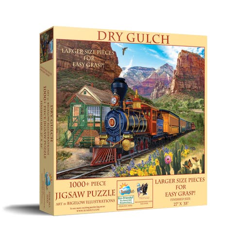 Dry Gulch 1000 piece Jigsaw Puzzle for Adults Large Pieces