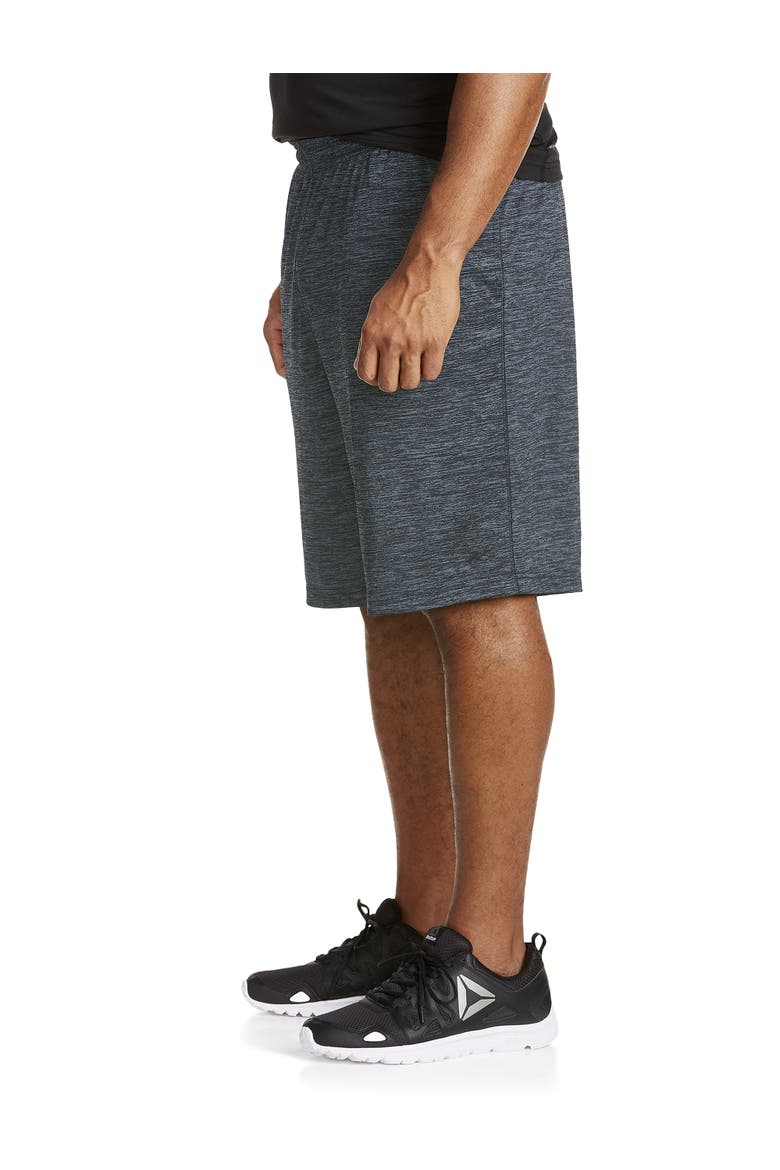 Performance Tech Heather Shorts, Alternate, color, BLACK HEATHER