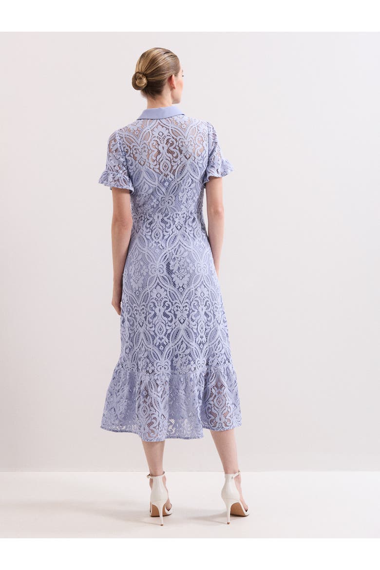 Carmine Lace Dress, Alternate, color, Pale Blue