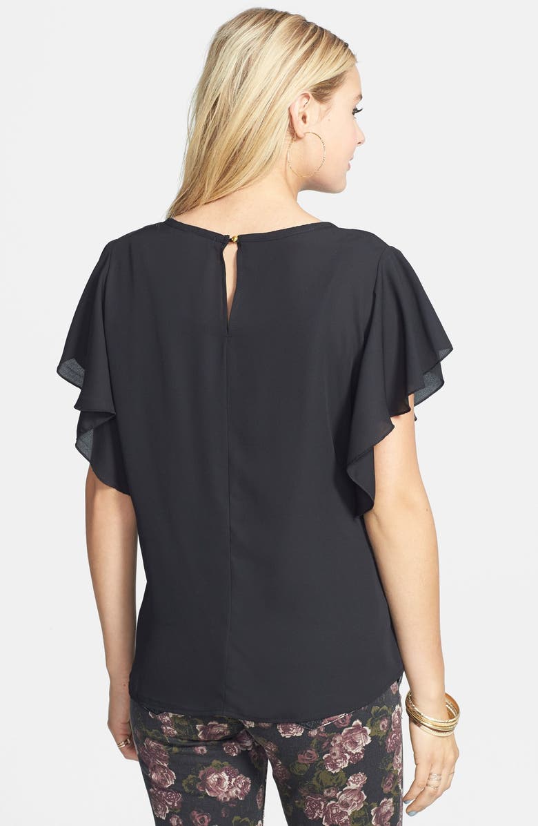 Liberty Love Side Ruffle Tee, Alternate, color, 