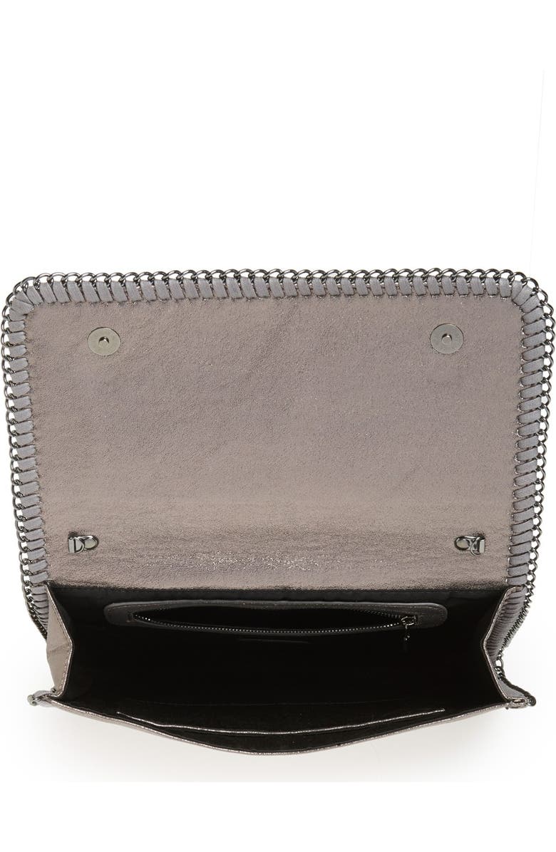 Phase 3 'Metallic Chain' Foldover Clutch, Alternate, color,