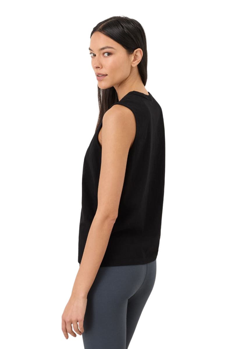 Pact Organic Cotton Soft-Slub Essential Tank, Alternate, color, Black