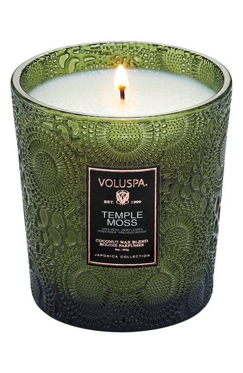 Voluspa Temple Moss Classic Candle In Green