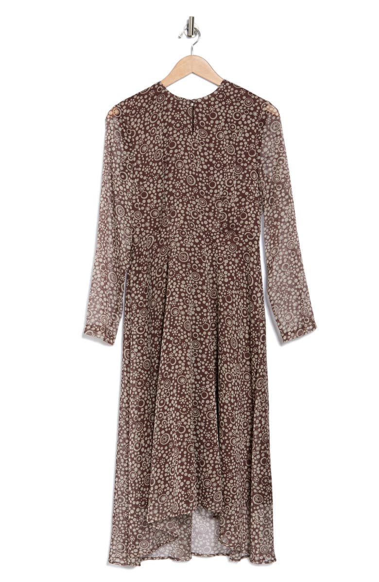 AREA STARS Circle Print Midi Dress, Alternate, color, 