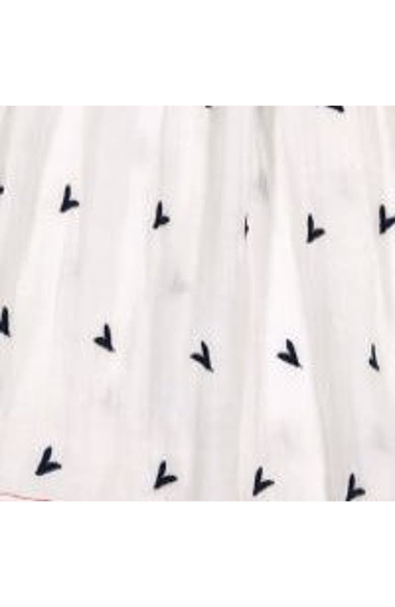 Mer St. Barth Serena Tassel Dress, Alternate, color, Red White Navy Embroidery