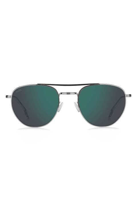 1631/S 53mm Rectangular Aviator Sunglasses