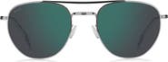 BOSS 1631/S 53mm Rectangular Aviator Sunglasses