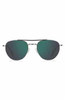 1631/S 53mm Rectangular Aviator Sunglasses
