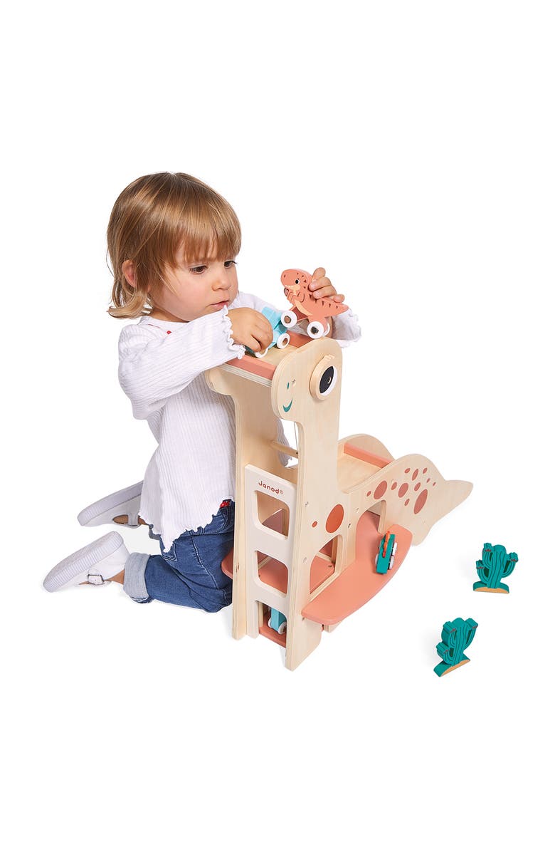 Janod Dino Garage Playset, Alternate, color, 